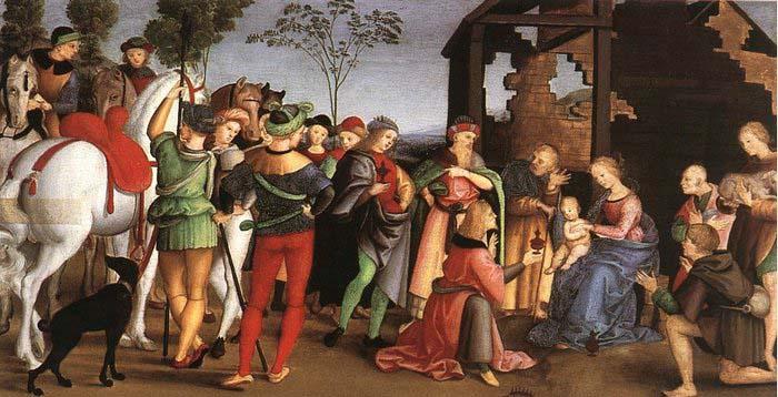 RAFFAELLO Sanzio The Adoration of the Magi oil painting picture